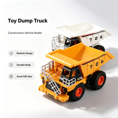 Children tipper truck - truck, toy
