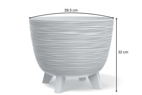 Round plant pot planter - pot, with