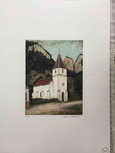 Maurice utrillo lithography - maurice,