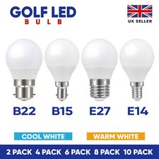 LED Golf Ball Bulbs B22 E14