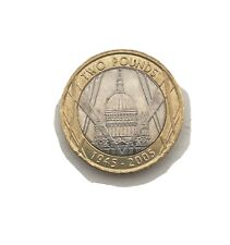RARE Minting Error  £2 Two Pound Coin St Paul's Cathedral 1945-2005 