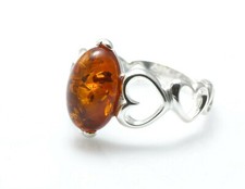 Natural Baltic Amber Sterling
