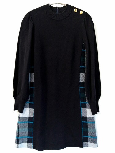 Blue label crestbridge plaid - label,