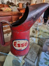 1960 s ESSO MOTOR OIL  1 Pint POURER JUG VINTAGE PETROL CAN Vintage 