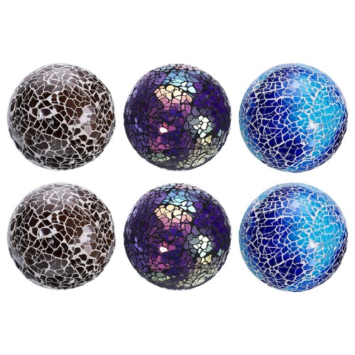 6pcs decorative glass - 6pcs,