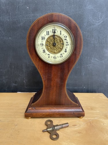 Antique mantel clock balloon - mantel,