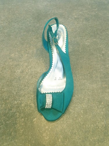Size turquoise slingback - size, 5