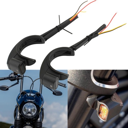 Black front turn - black, signal