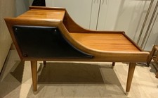 Vintage Telephone Stand and Seat  in Wood. Good Condition