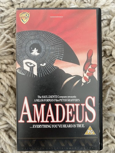 Amadeus vhs video cassette - amadeus,
