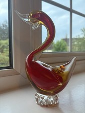 Murano Sommerso Red Orange