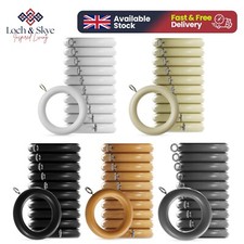 Wooden curtain drapery rings - wooden,