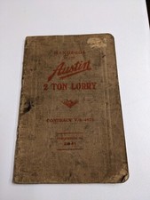 Austin 2 Ton Lorry handbook Contract V/S 4871