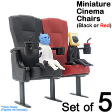 Miniature Cinema Chair 1:12