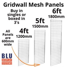 Grid wall Mesh Panels 4ft,5ft,6ft FREE POSTAGE