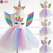UK Kids Unicorn Fancy Dress Up