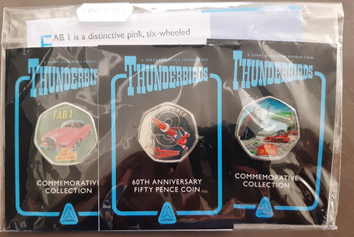 50p thunderbirds coin - thunderbirds,