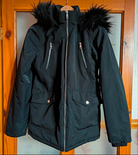Primark size black faux fur - xs,