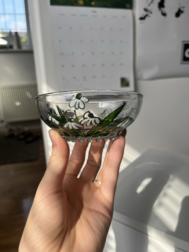 Vintage reims france glass - reims,