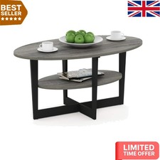 2-Tier Round Coffee Table with