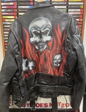 Vintage Punk Painted Leather