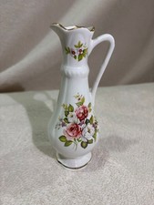 vintage james kent old foley harmony rose pitcher vase