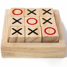 Wooden Mini Noughts & Crosses
