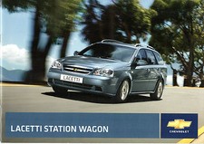 Chevrolet Lacetti Station Wagon 2008-2009 UK Market Sales Brochure 1.6 & 1.8 SX