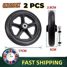 2 X Heavy Duty Wheelchair Replacement Front Wheel Smooth Caster Wheels Rollators