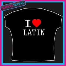 I LOVE HEART LATIN MUSIC TSHIRT