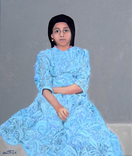 Young arab woman hajarah - al,