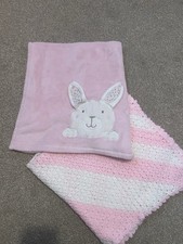 Girl's Small Bundle of Baby Cot Sheets and Blankets