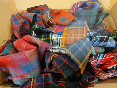 Small scottish tartan off - scottish,