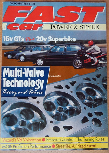 Fast car october 1988 escort - fast,