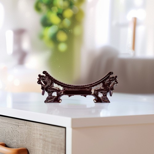 Plate display stands wood - display,