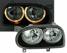 Black angel eye headlights for - eye,