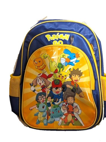 Pokemon backpack pikachu - go,