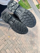 Mens Arco safety  Steel Toe Cap Workboots size 10 black  