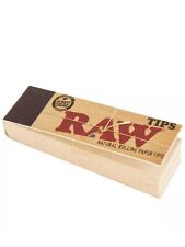 Raw Filter Tips Rolling Papers (10 Booklets Of 50) Standard Size Rizla
