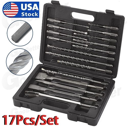 17pcs sds plus - sds, rotary