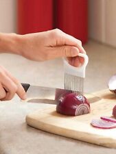 Onion Slicer Stainless Steel Vegetable Holder Onion Needle Cutter Kitchen Tools