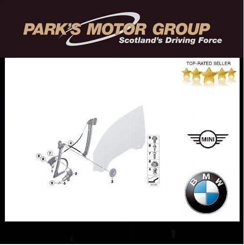Bmw genuine front door - front,