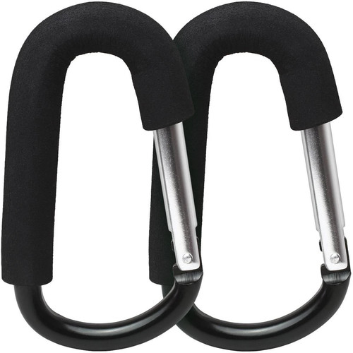 Carabiner baby buggy clips - carabiner,