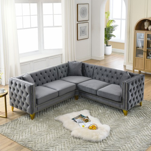 Shaped sectional couch - l-shaped,