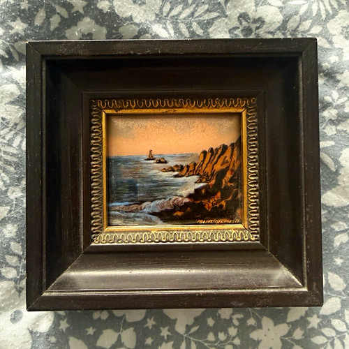 Antique wood box - antique, frame