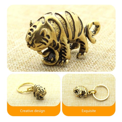 Golden mini tiger brass key - mini,