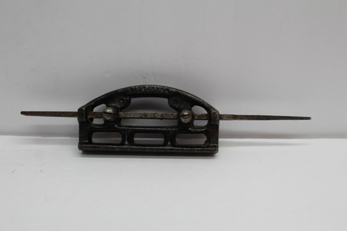 Antique cast iron crosscut saw - iron,