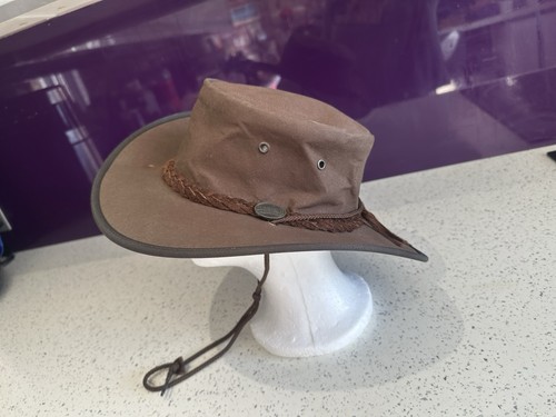 Barmah drover oilskin hat - oilskin,