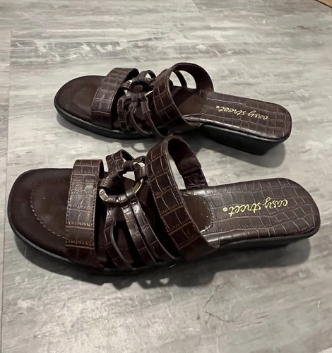 Brown croc easy street - croc,