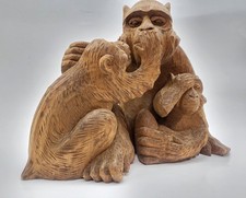 Rare 3 Wise Monkeys Family